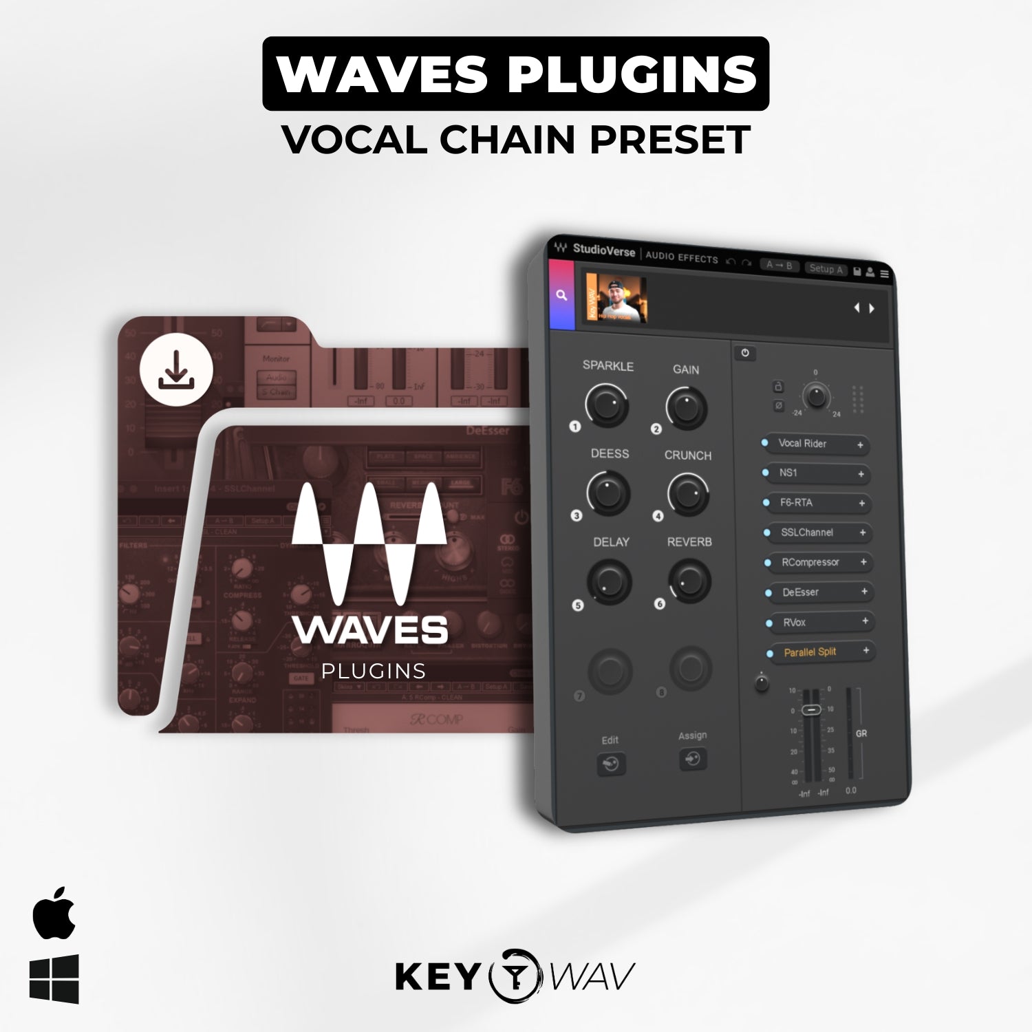 "Rap Clarity" WAVES Vocal Chain Preset