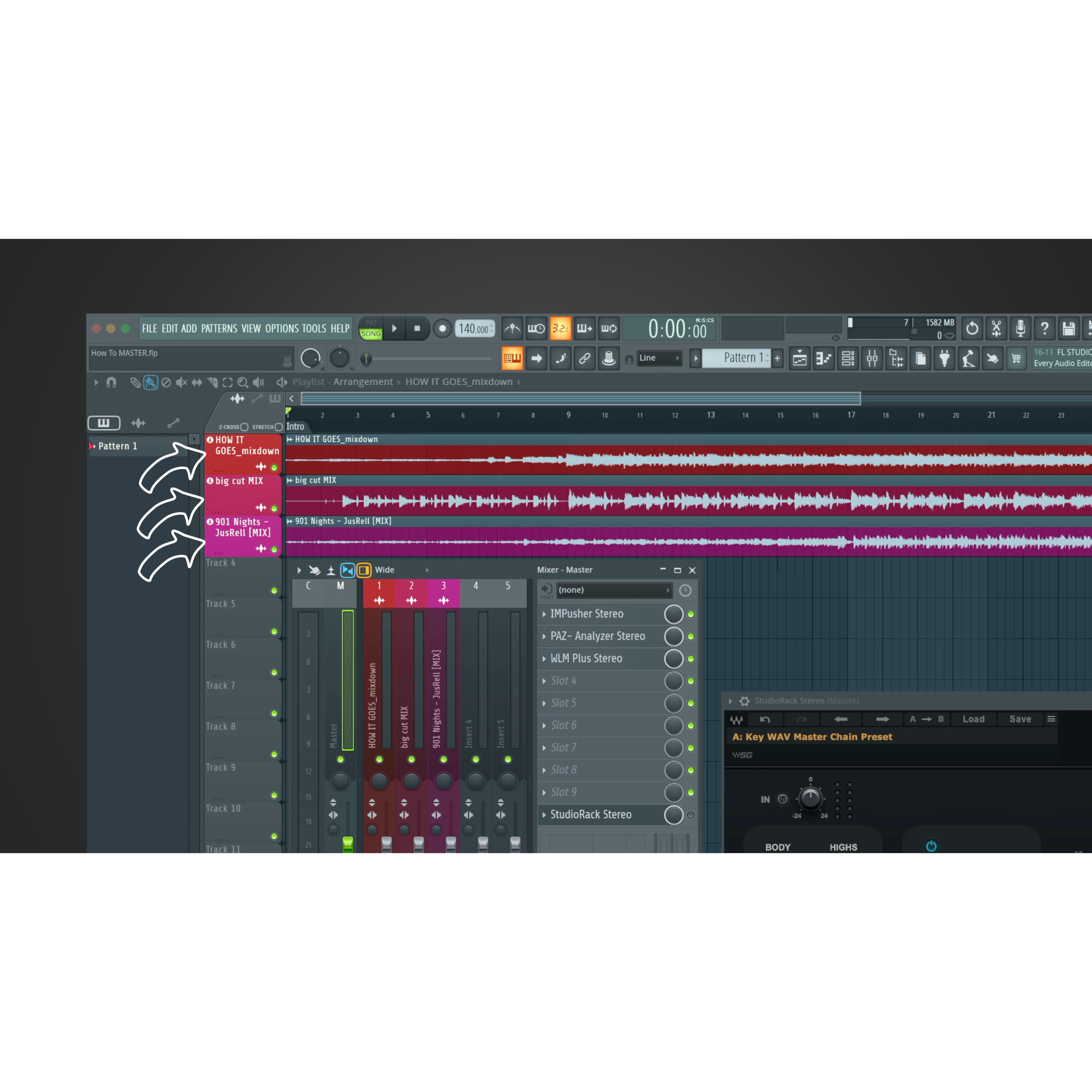 Waves master chain preset sample
