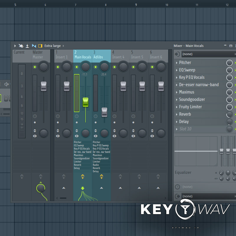 løbetur Simuler Addition Fine" FL STUDIO Vocal Chain Preset – Key WAV