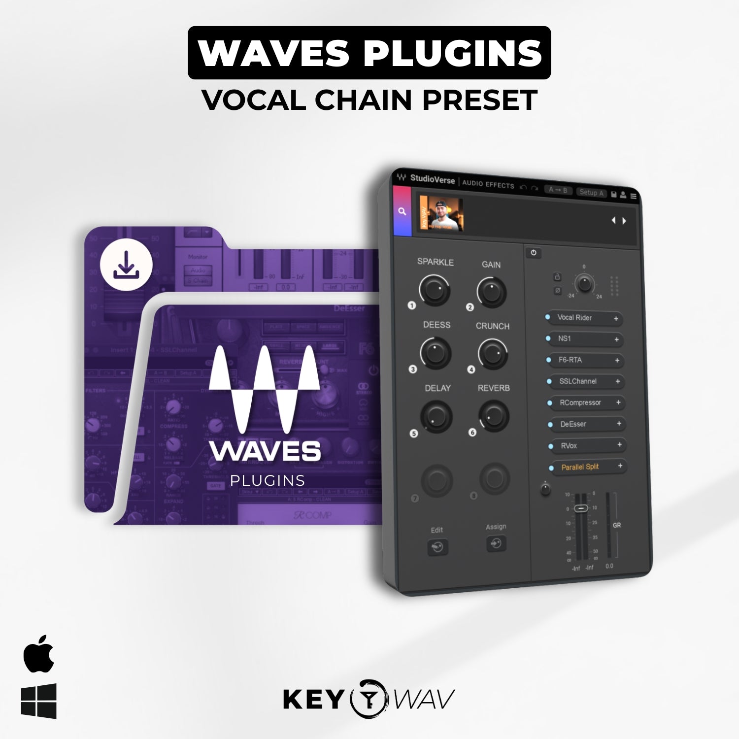"Shadows" WAVES Vocal Chain Preset