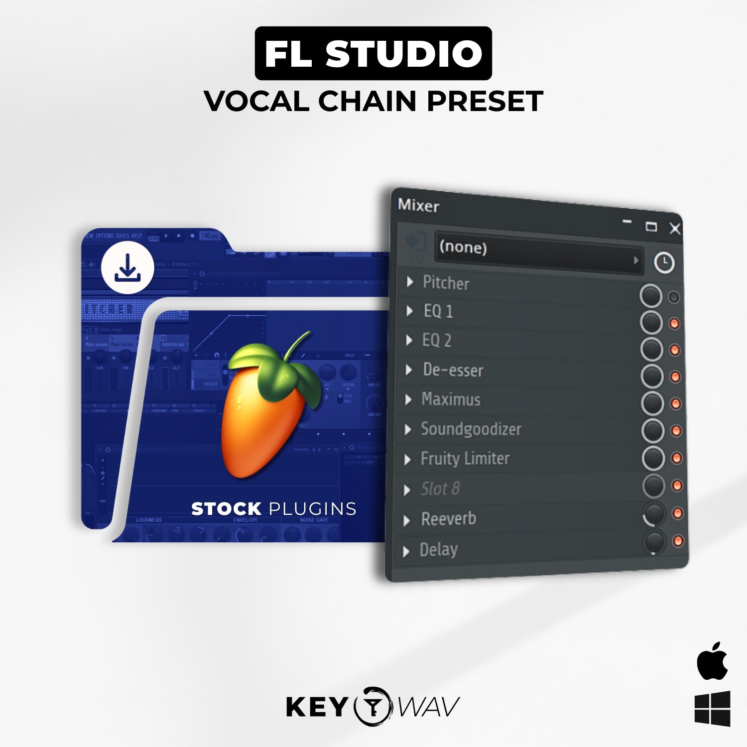 DTM・DAW Key WAV ORIGINAL All-In-One Vocal Plugin ORIGINAL | All-In-One Vocal Plugin – Key WAV