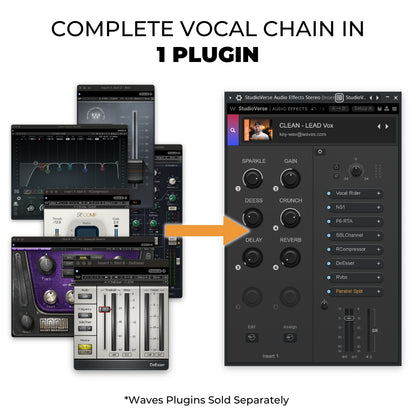 "Influence" WAVES Vocal Chain Preset