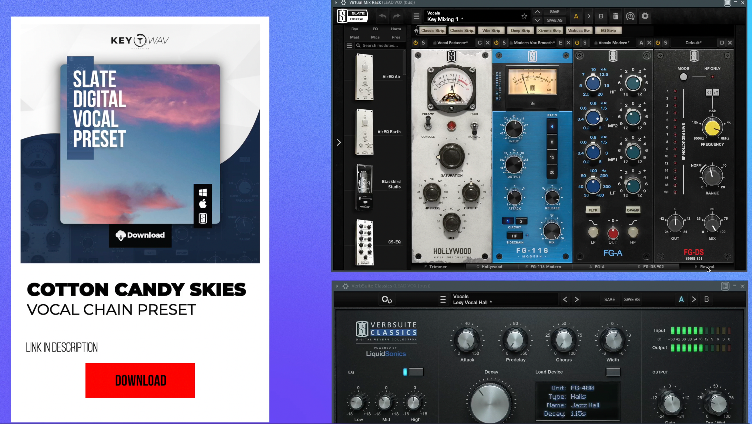 "Cotton Candy Skies" SLATE DIGITAL Vocal Chain Preset