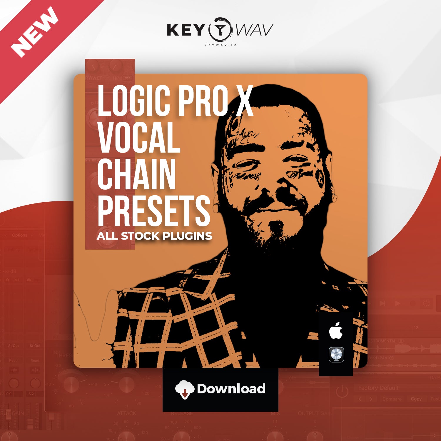 "Dark Violets" LOGIC PRO Vocal Chain Preset Bundle