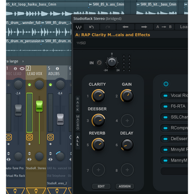 "Rap Clarity" WAVES Vocal Chain Preset